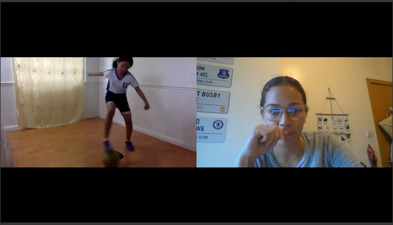 Distant Learning via Zoom Kaya FC Academy