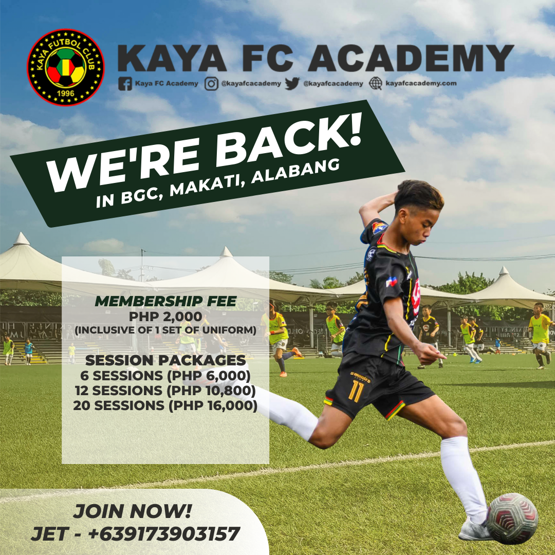 Kaya FC Academy Football is back