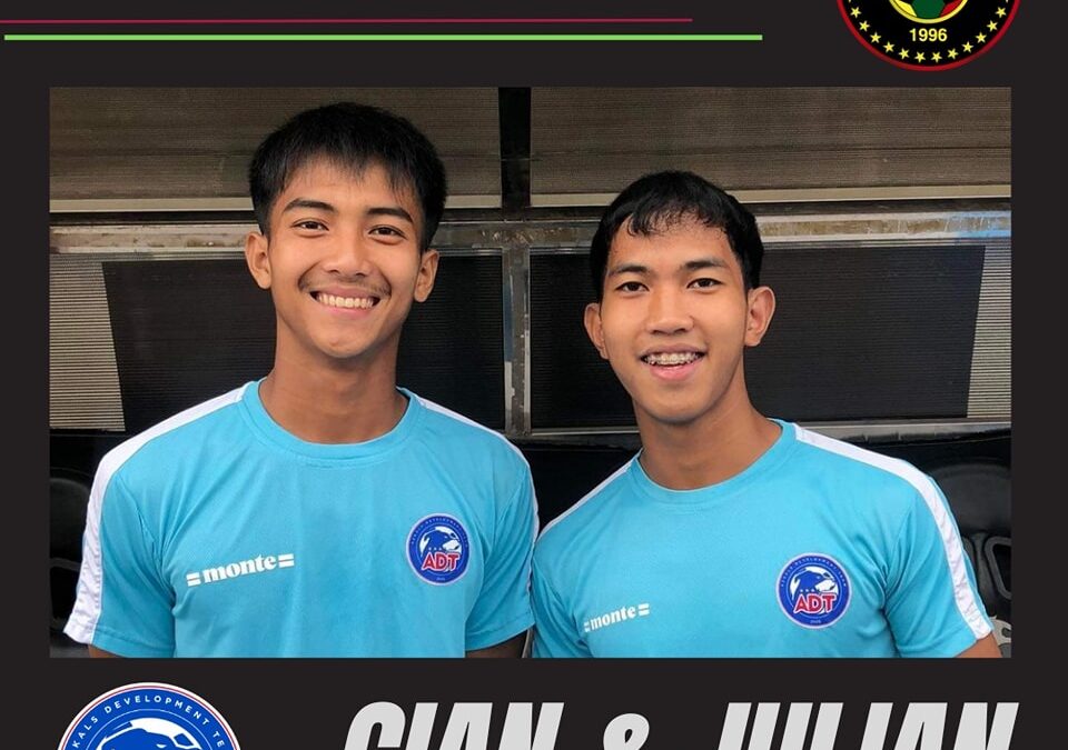 Cian and Julian Joins the Azkals Development Team