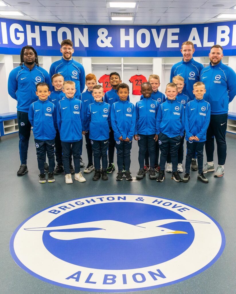 Nico Greatwich signs with Premier League, Brighton & Hove - Group Photo