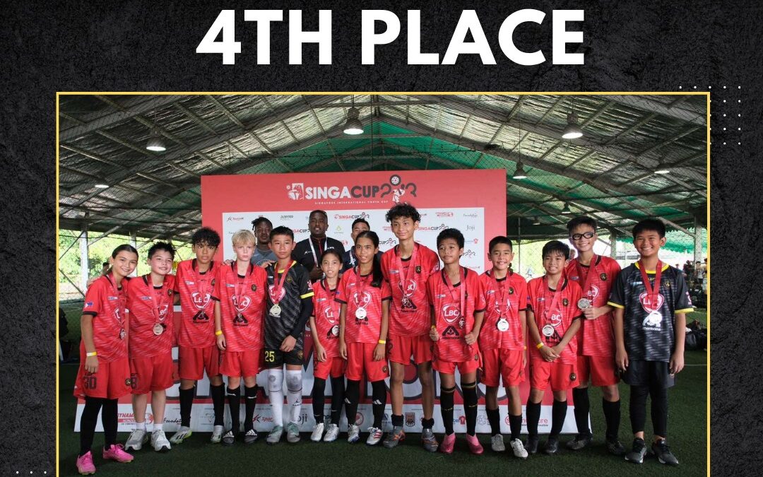 4th Place Reached by U12 in the SingaCup 2023