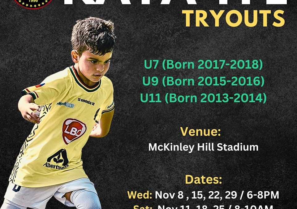 Kaya FC Academy Opens YFL and Kaya Elite 2024 Tryouts