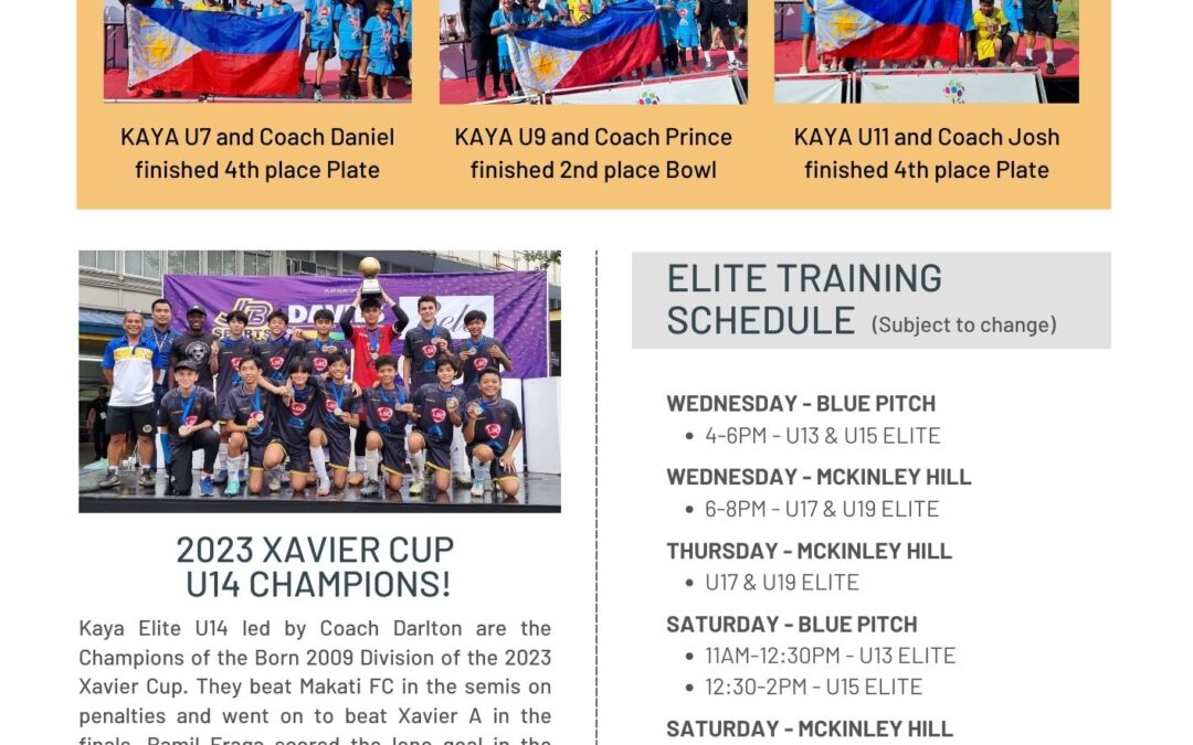 Academy Updates – December 5