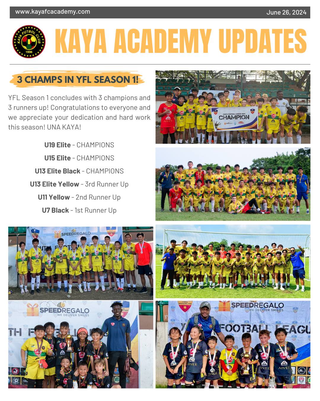 Academy Updates - June 23, 2024