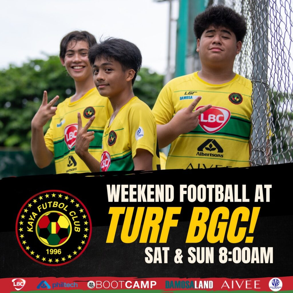 Weekend Football at Turf BGC with Kaya FC Academy - Football Academy Manila