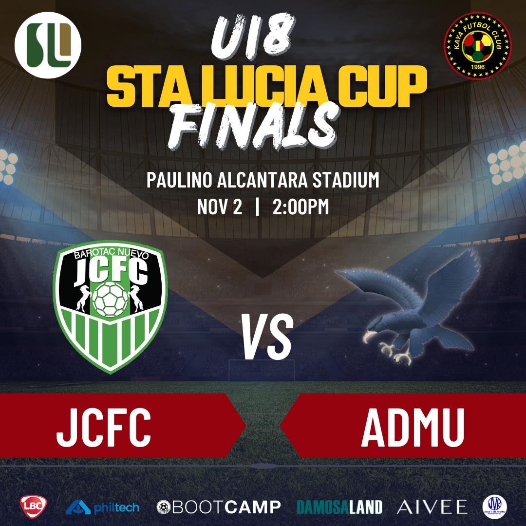 JCFC and ADMU Head to Head for First U18 Sta Lucia Cup