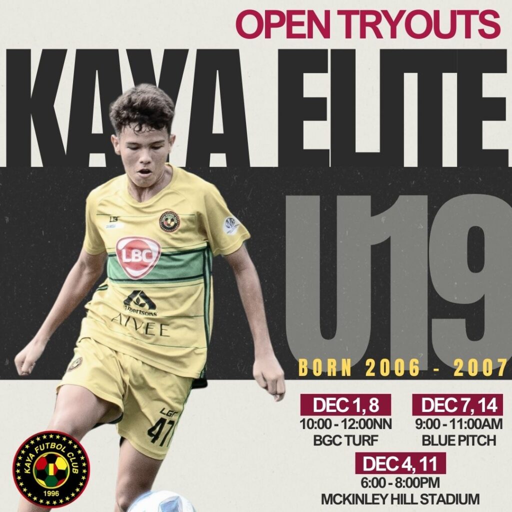 Kaya Elite Open Tryout