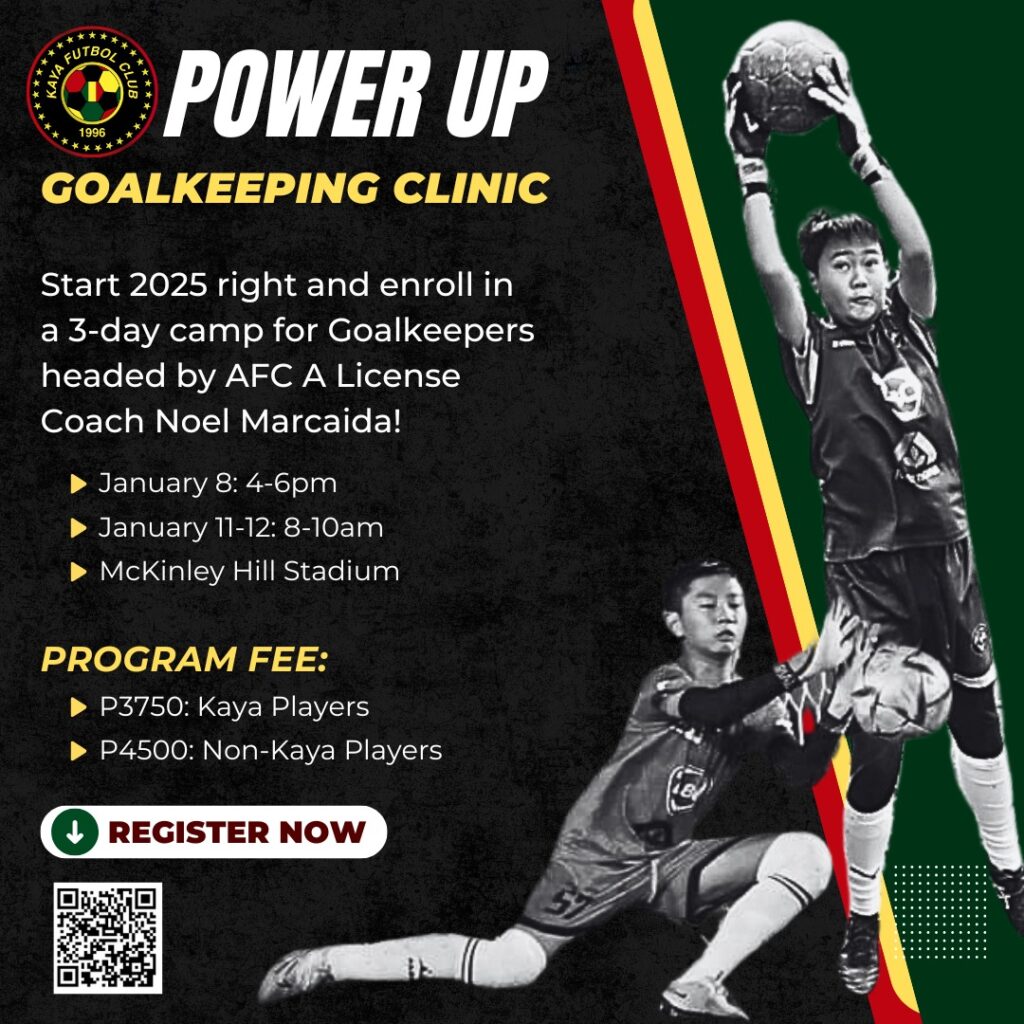 Power Up Goalkeeping Clinic with Coach Noel Marcaida
