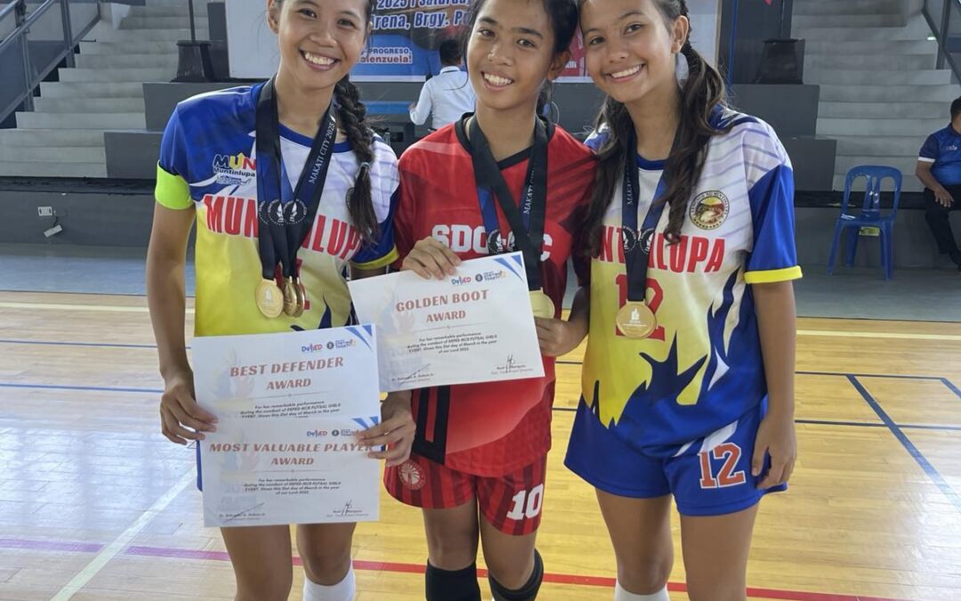 Kaya Girls Winning 4 of 6 Individual Awards of NCR Futsal Palaro