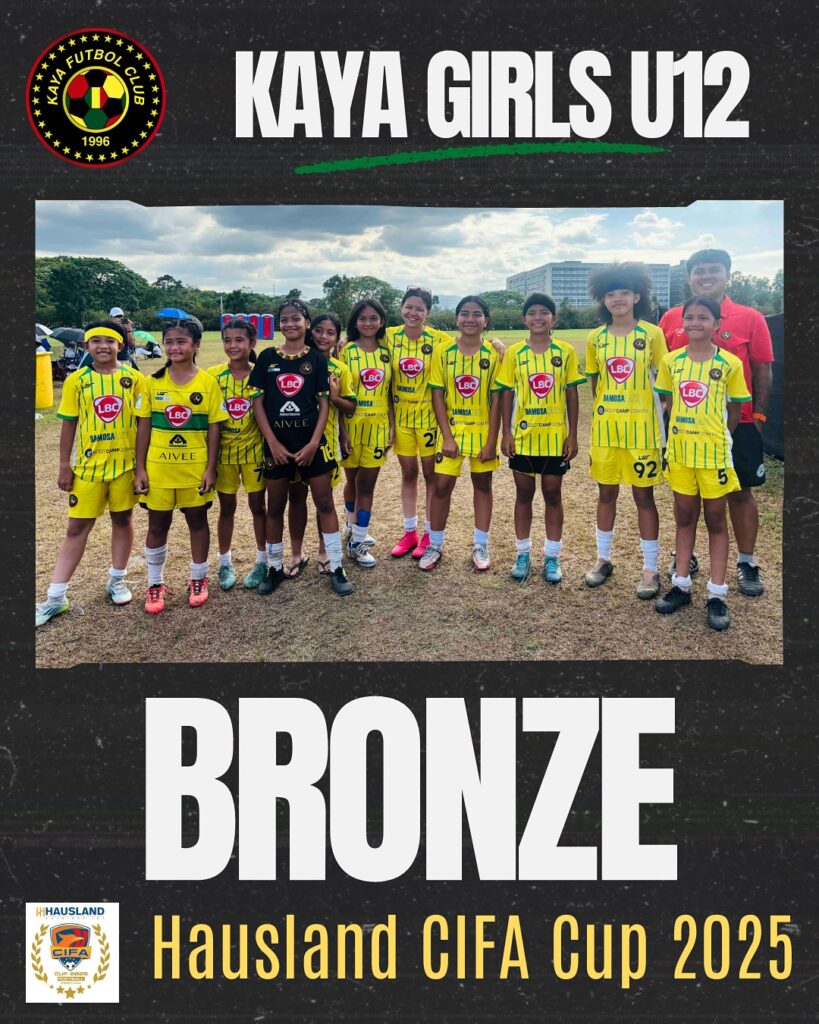 Kaya FC Academy Podium Finishes for Hausland CIFA Cup and 7's YFL League Season 2