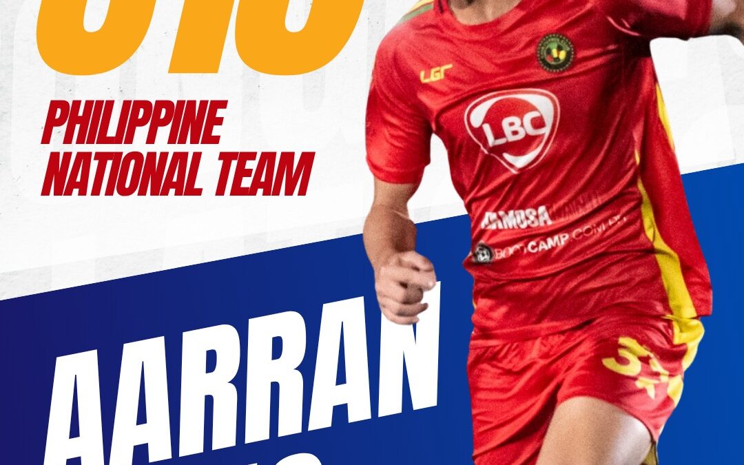 Aarran Long and the rest of the U16 Philippine National Team