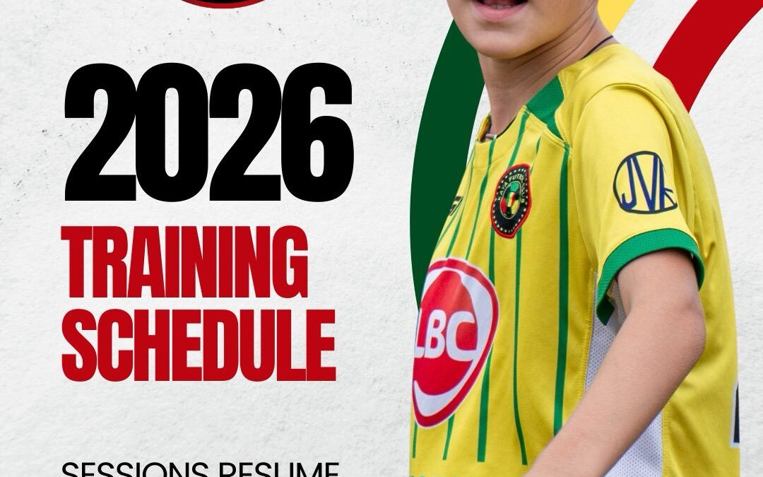 2026 Training Begins January 3, 2026