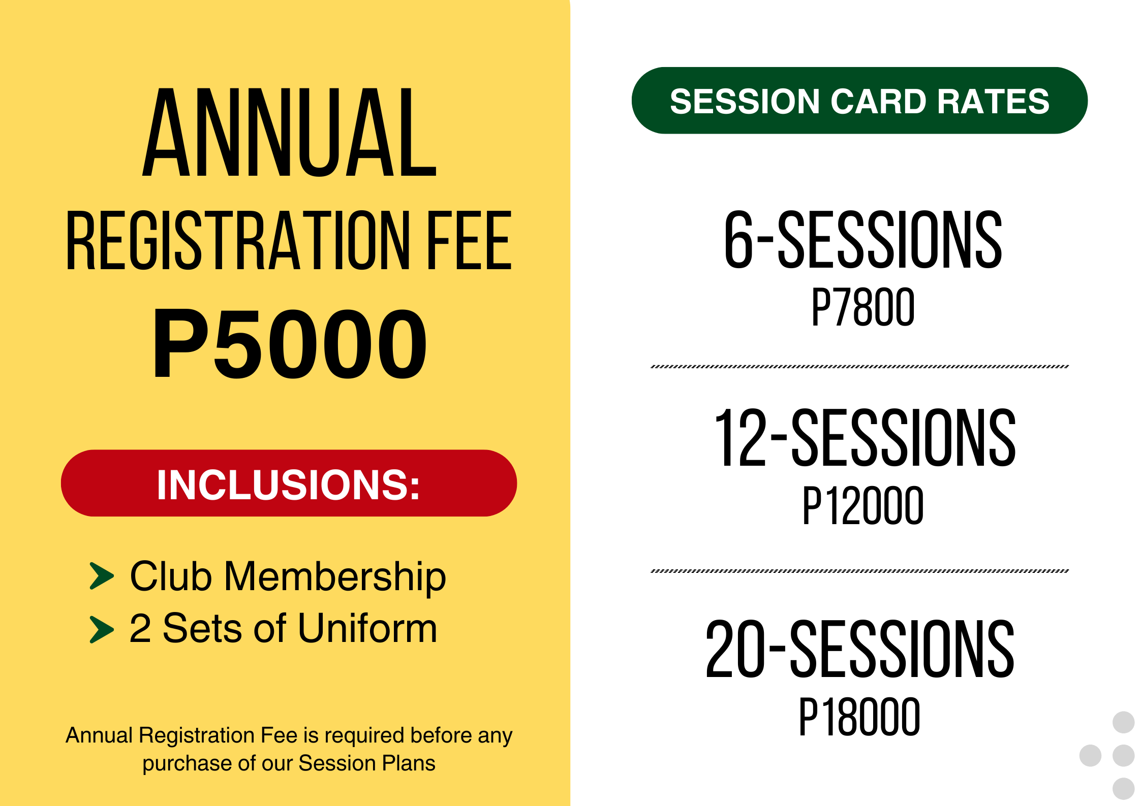 Kaya FC Academy 2026 Fees