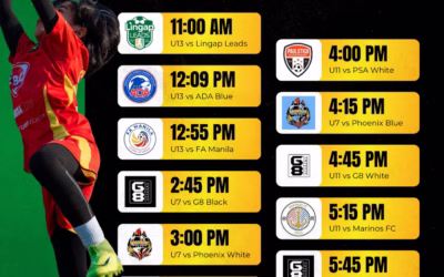 March 7 Rongcales Football Cup by Phoenix FCA Match Fixtures