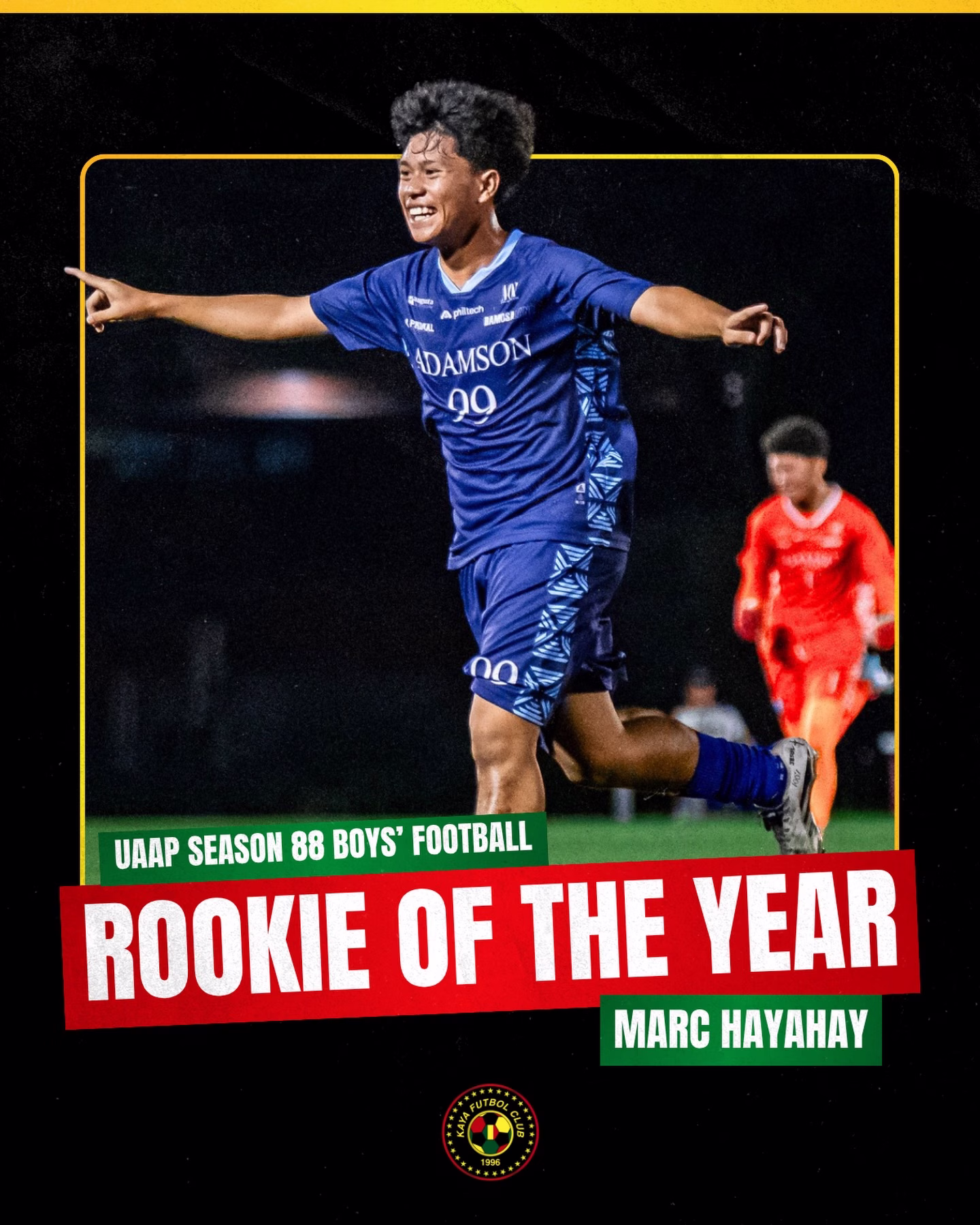 Marc Hayahay UAAP 88 Rookie of the Year