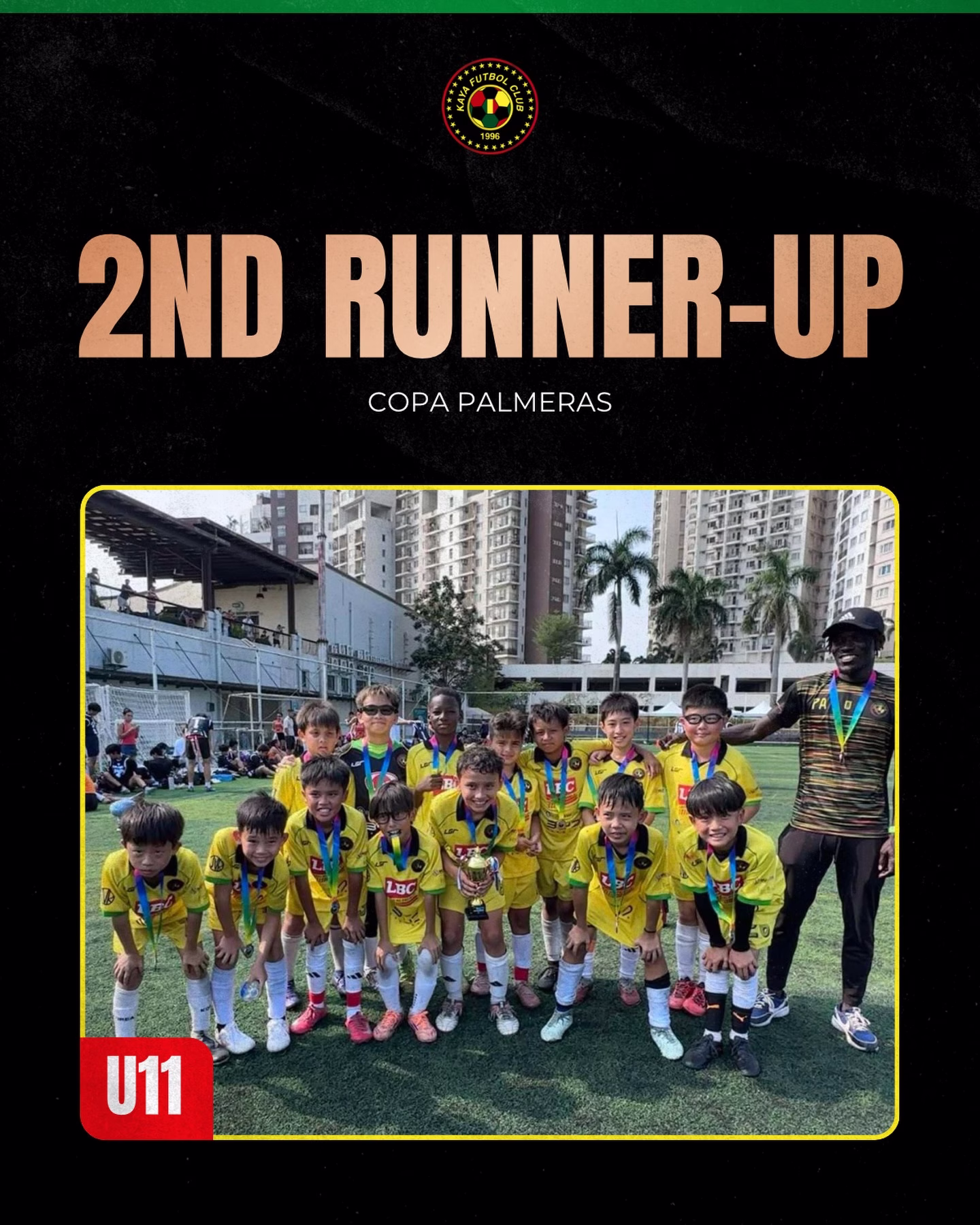 Kaya U11 Finishes 2nd Runner-Up in Copa Palmeras