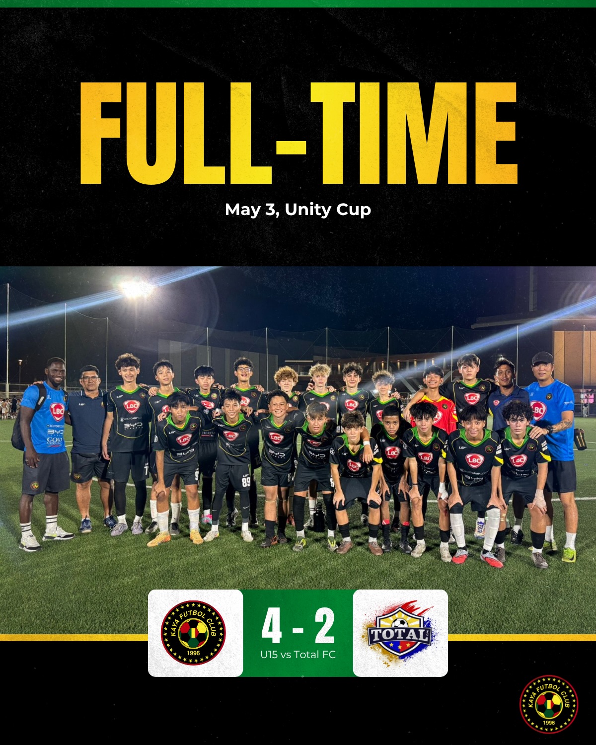 Unity Cup Day 3 Kaya FC Academy U15